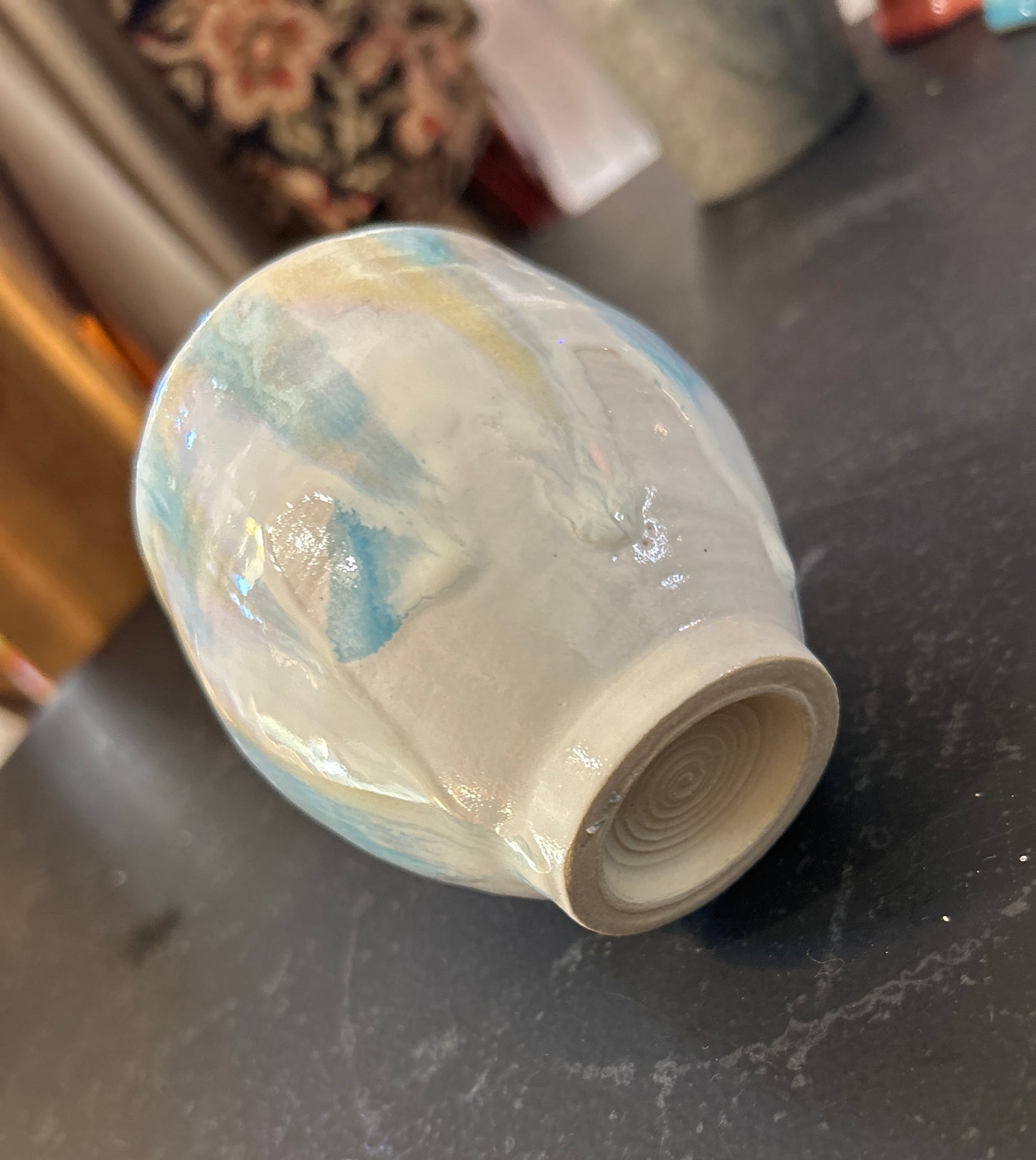 Teeschale/Kaffeebecher glasiert - Handgemachte Keramik von Johanna Reiner