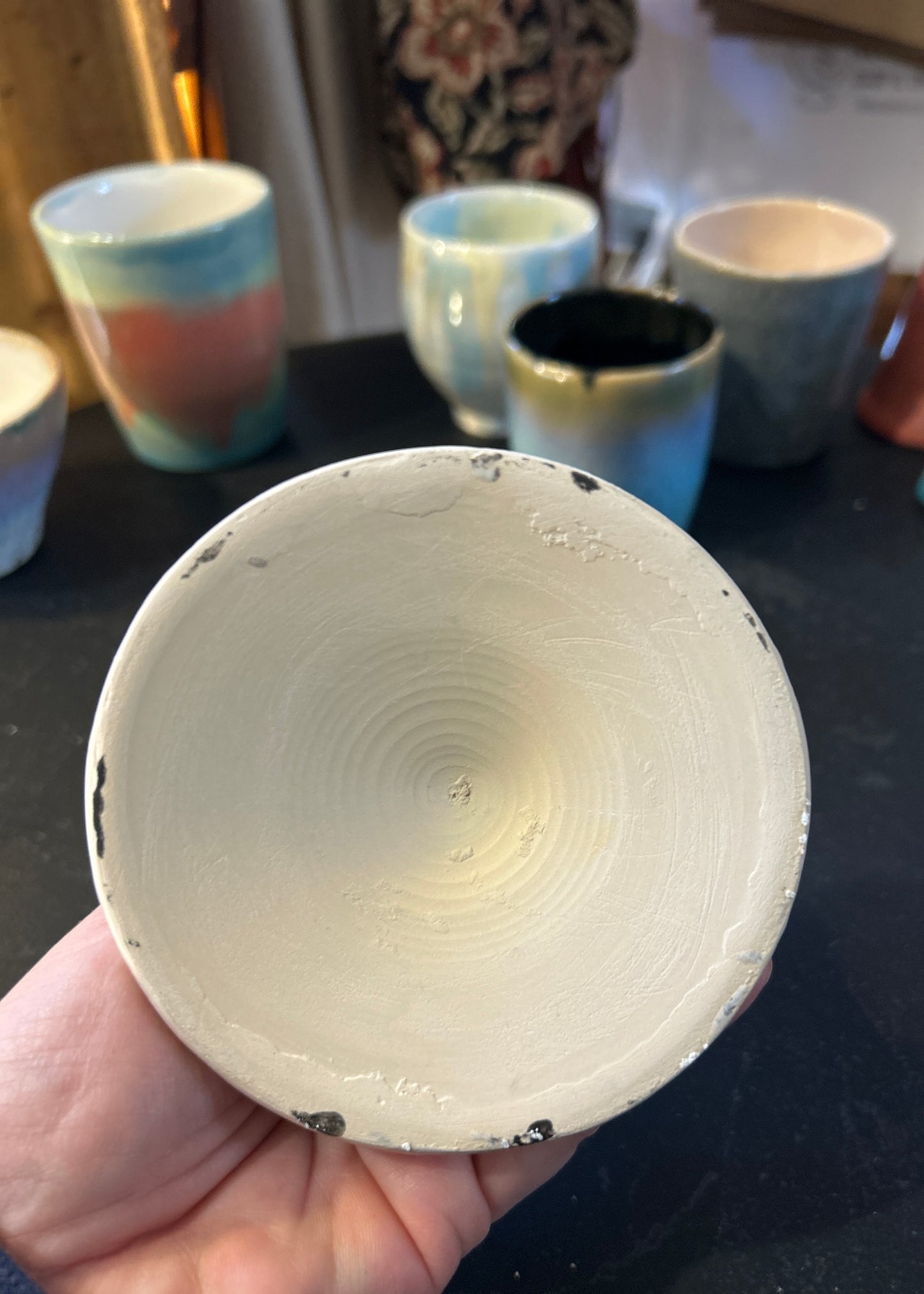 Kerzenständer glasiert - Handgemachte Keramik von Johanna Reiner