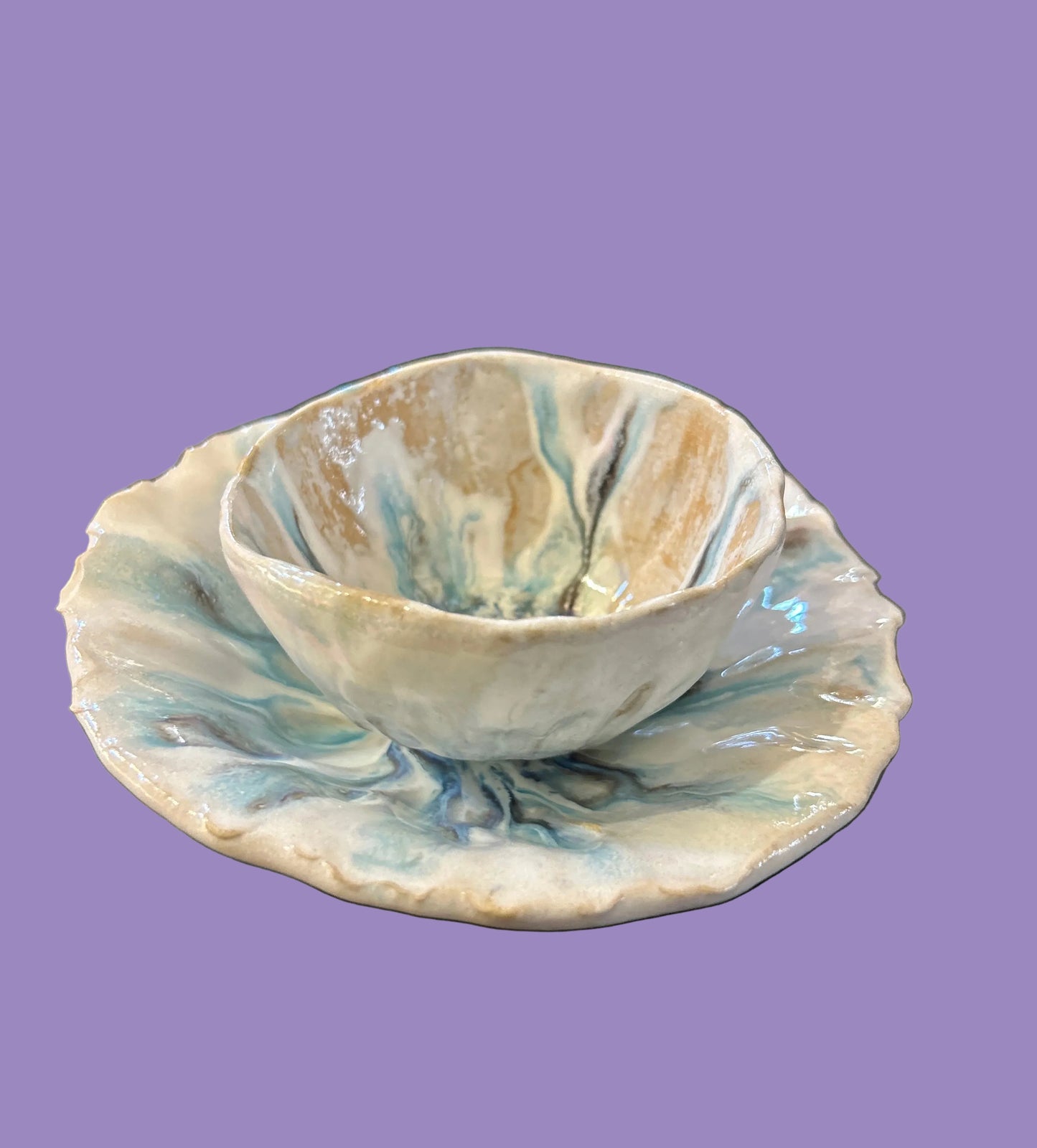Schalen glasiert - Handgemachte Keramik von Johanna Reiner
