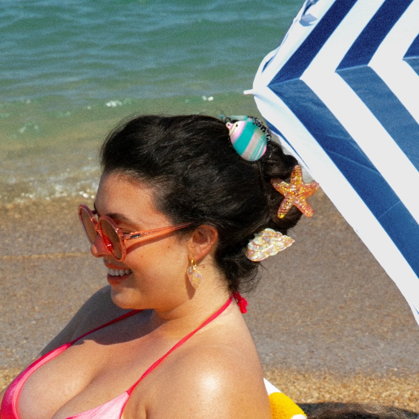 Haarklammer tropischer Fisch von Coucou Suzette