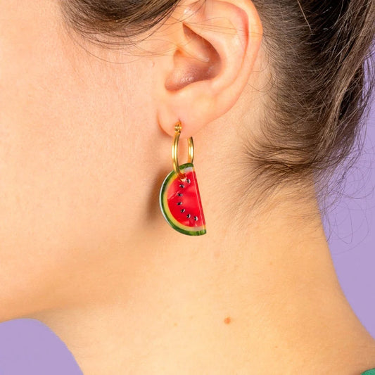 Ohrringe Wassermelone von Coucou Suzette