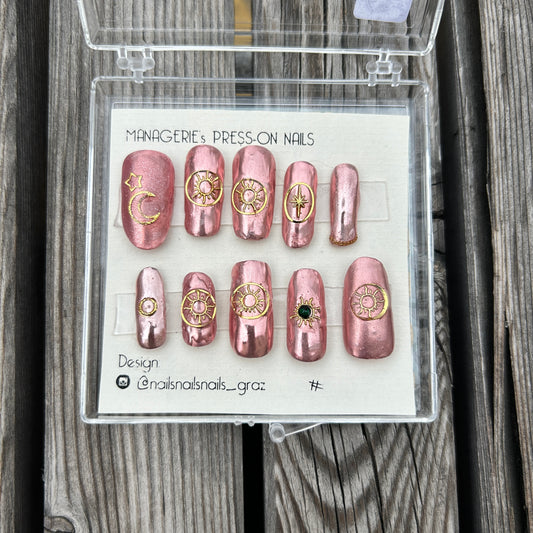 Set Press on Nails - handgemalt