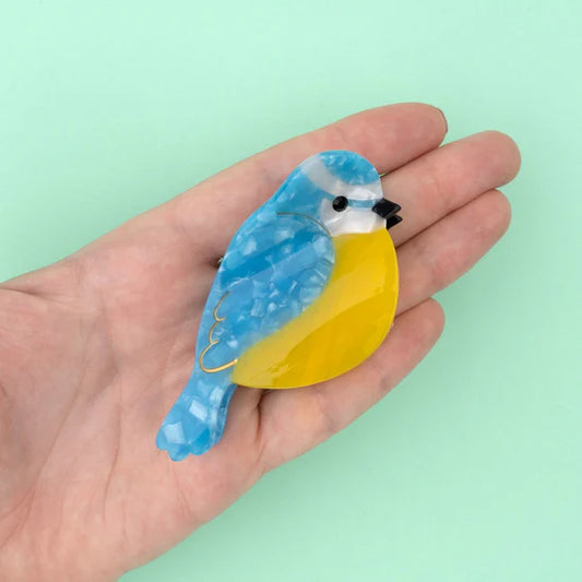 Haarklammer Blaumeise Vogel von Coucou Suzette