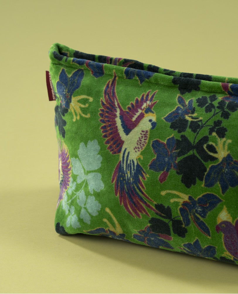 Kulturbeutel/Toiletttasche aus Baumwollsamt