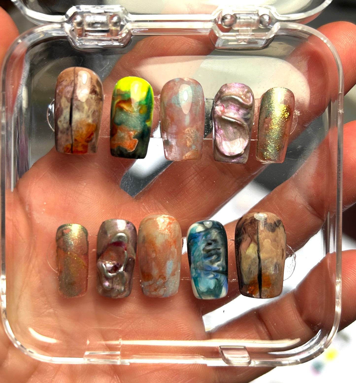 Set Press on Nails made by @managerienails