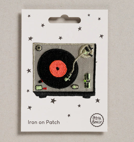 Bügelpatch – Plattenspieler