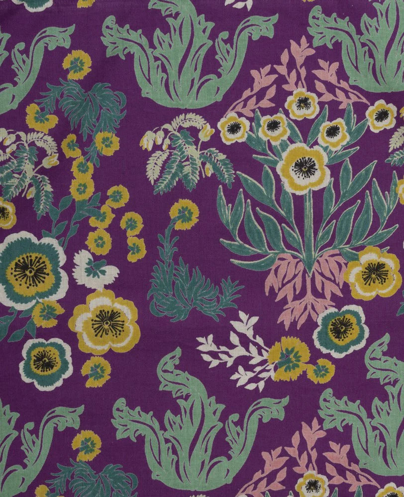 Grosses Halstuch, luftiger Baumwollschal, Swainston purple