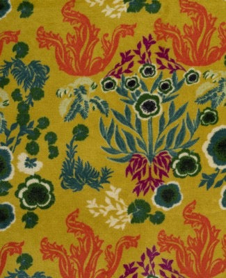 Kissen COUSSIN CARRE VELOURS - Swainston Gold – 100% Baumwolle