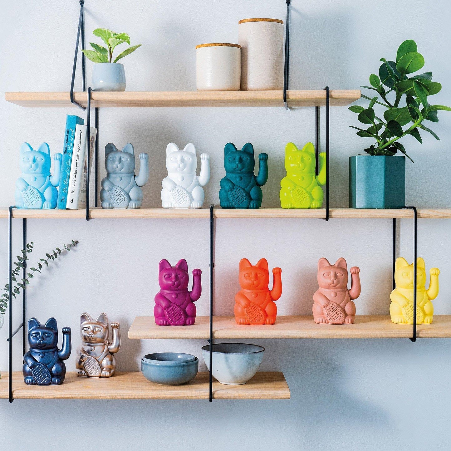 Winkekatze Hellblau – Zärtlichkeit