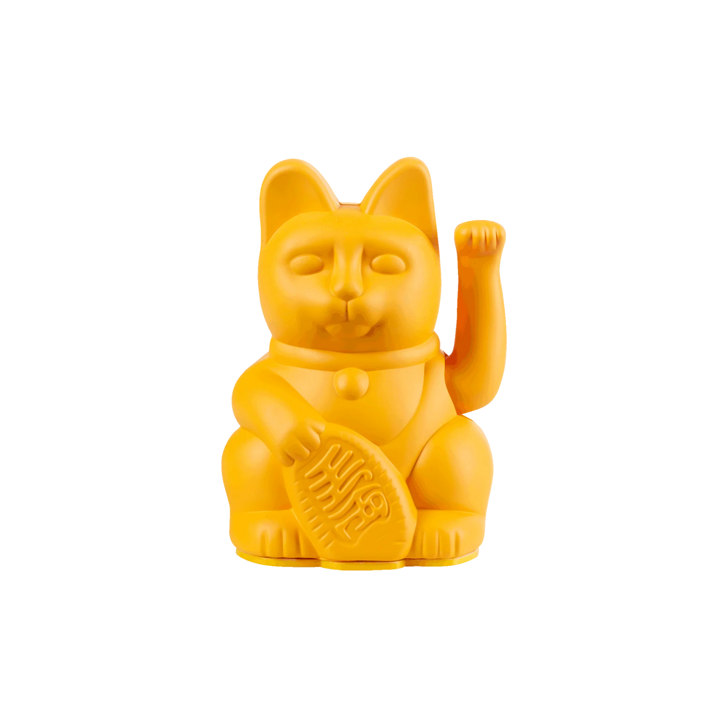 Winkekatze Mini Dunkelgelb – Freude