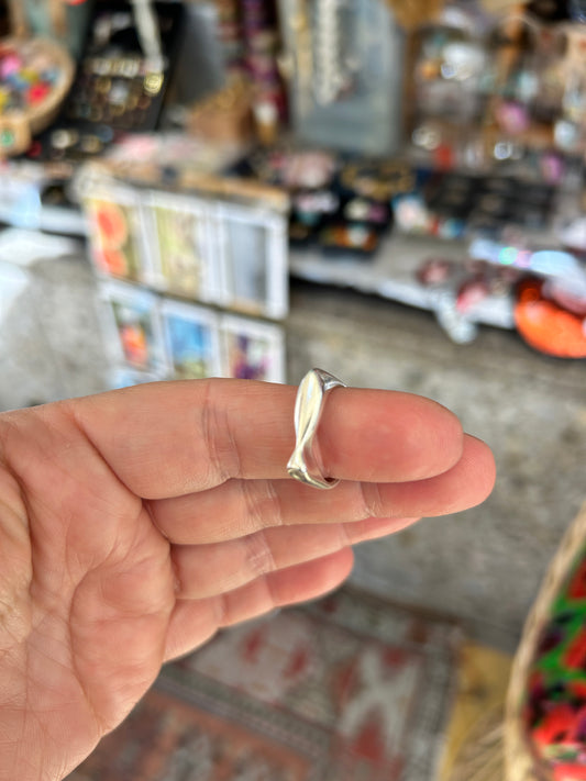 Silberring mit Fisch