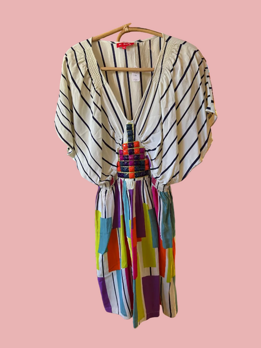 Luftiges elegantes Seidenkleid von René Derhy