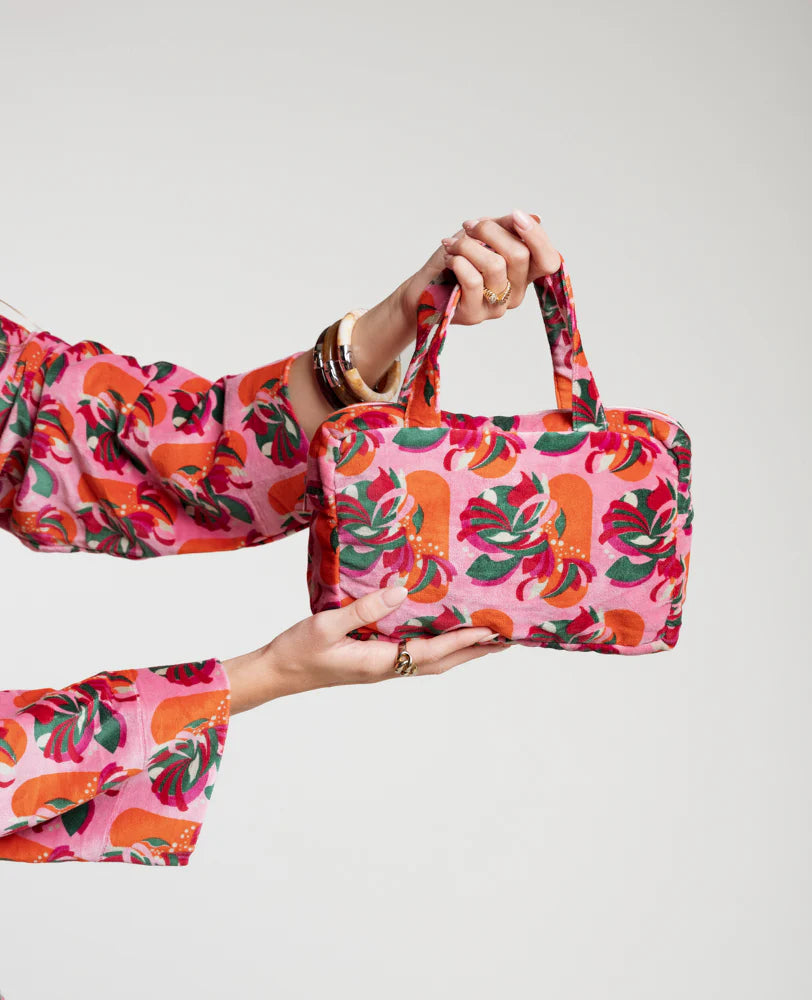 Kleine Samttasche von Les Touristes Paris – 100% Baumwolle