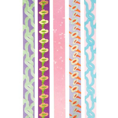 Paper Poetry Washi Tape Set Shrooom Pfifferlinge 1,5 cmx10m 5 Stück