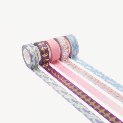 Paper Poetry Washi Tape Set Shrooom Pfifferlinge 1,5 cmx10m 5 Stück