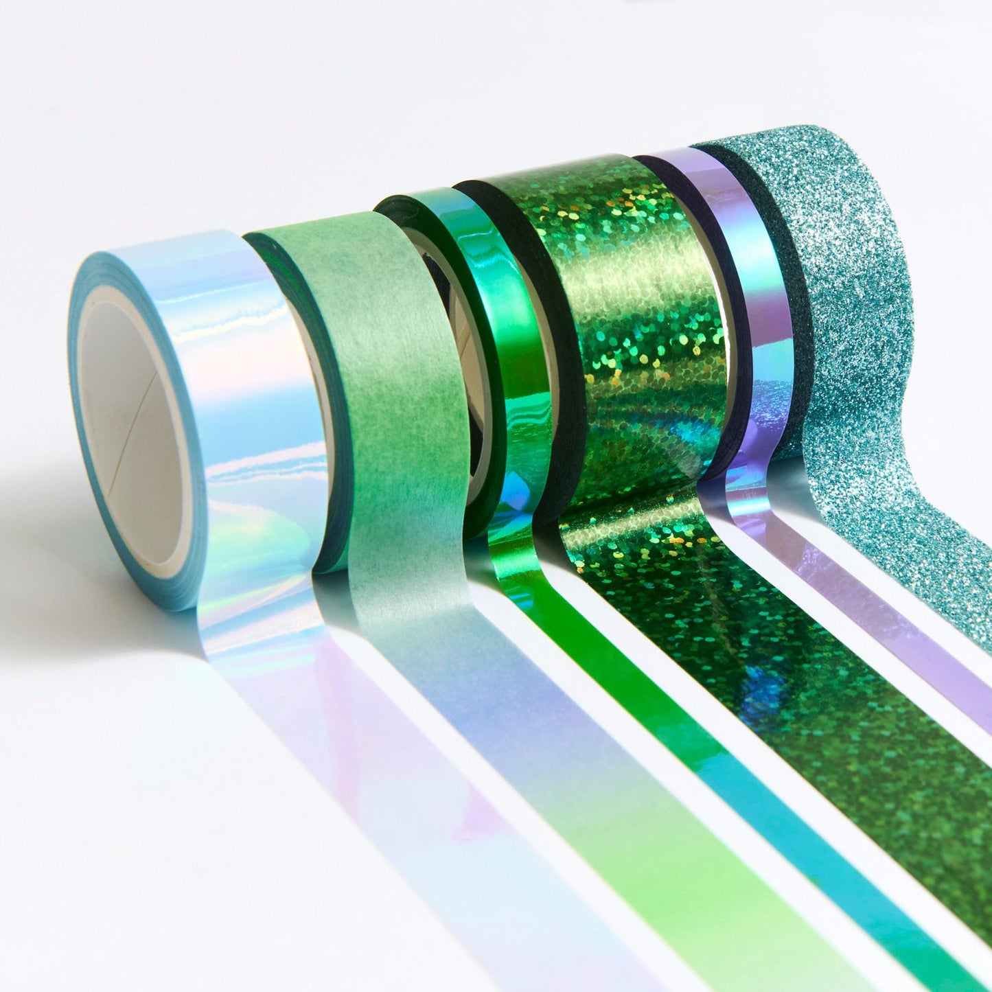 Paper Poetry Mixed Washi Tape Set grün/blau 6-teilig