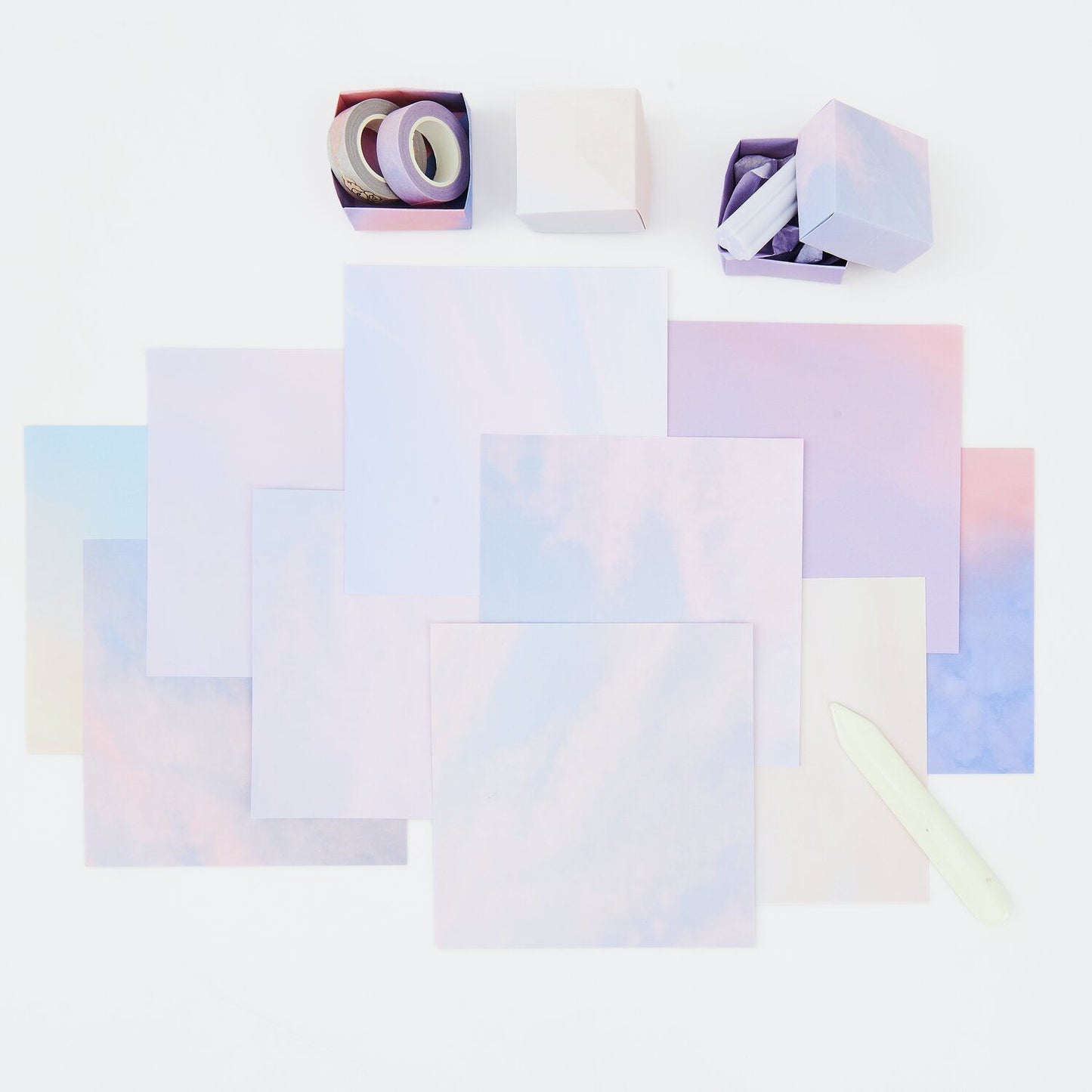 Washi Paper Poetry Tape Set Himmel 5 Stück 1,5cmX10m