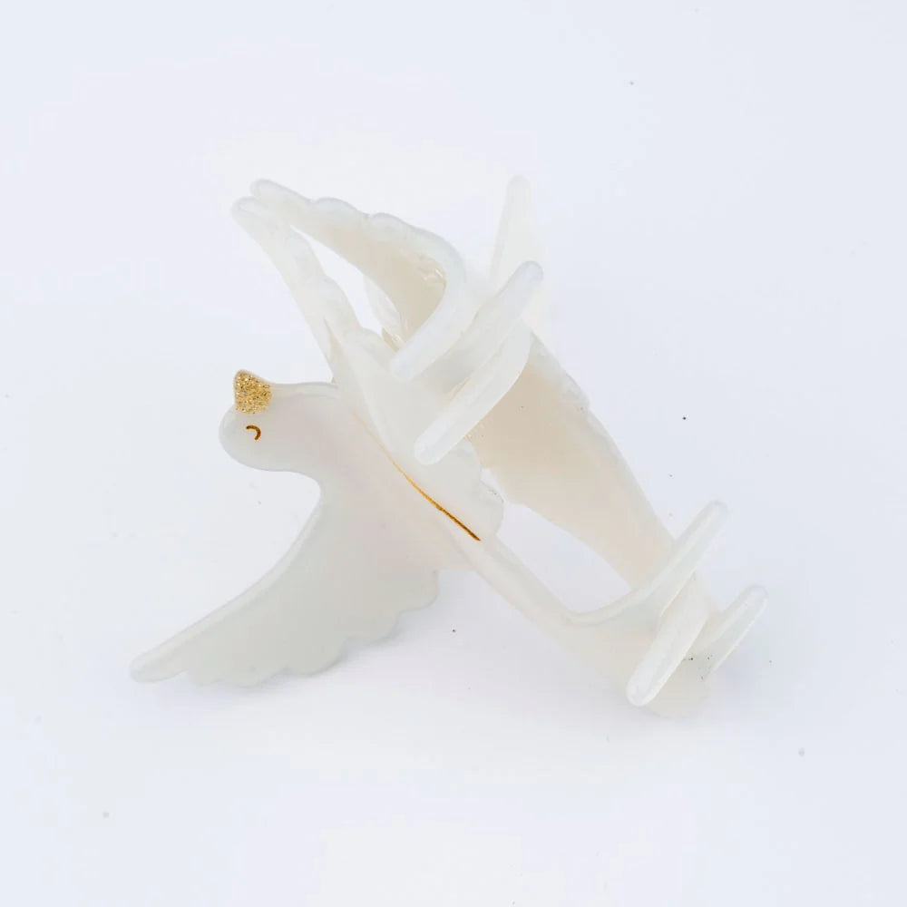 Haarklammer weiße Friedenstaube von Coucou Suzette
