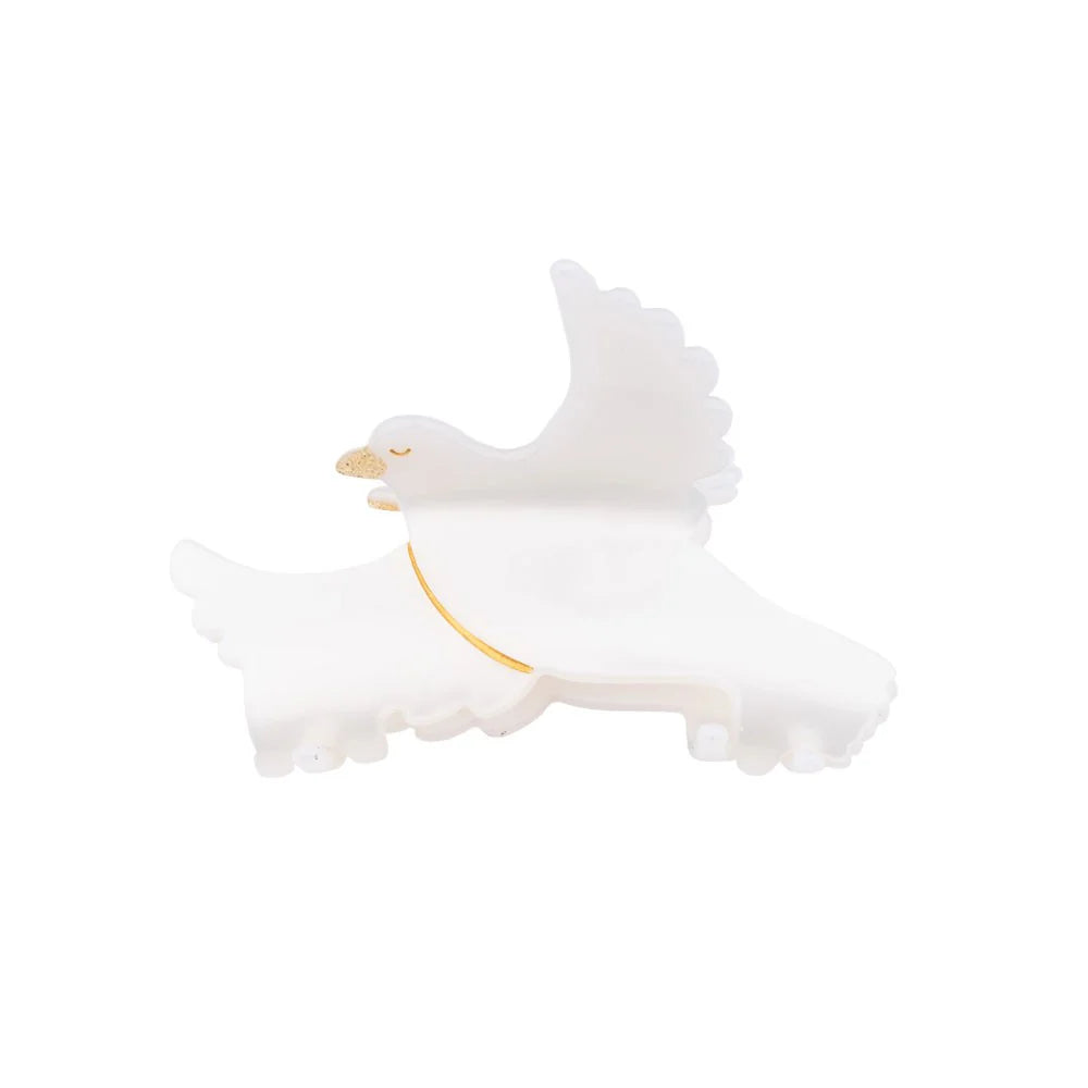 Haarklammer weiße Friedenstaube von Coucou Suzette