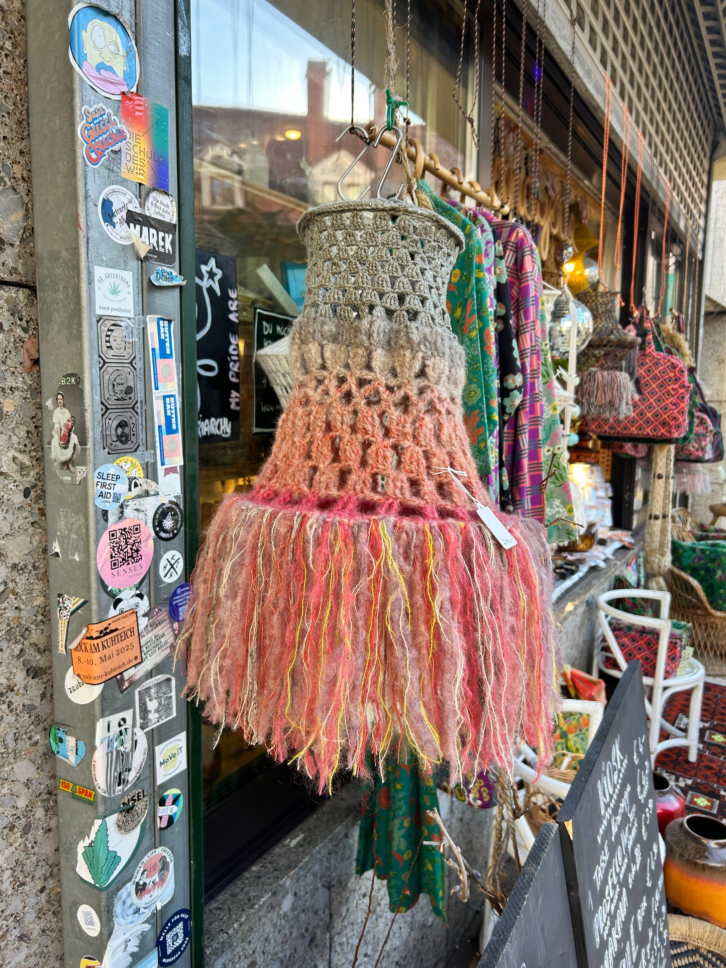 Lampenschirm für Pendelleuchte - handgemacht