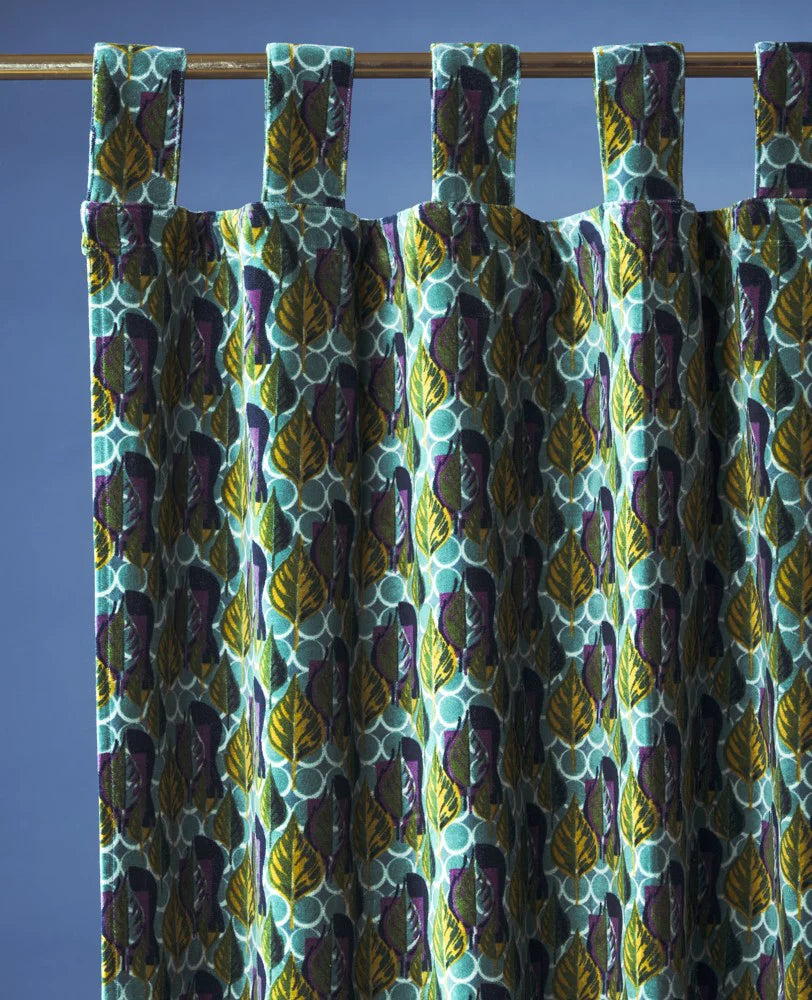 Samtvorhang Dotty Blue von Les Touristes Paris