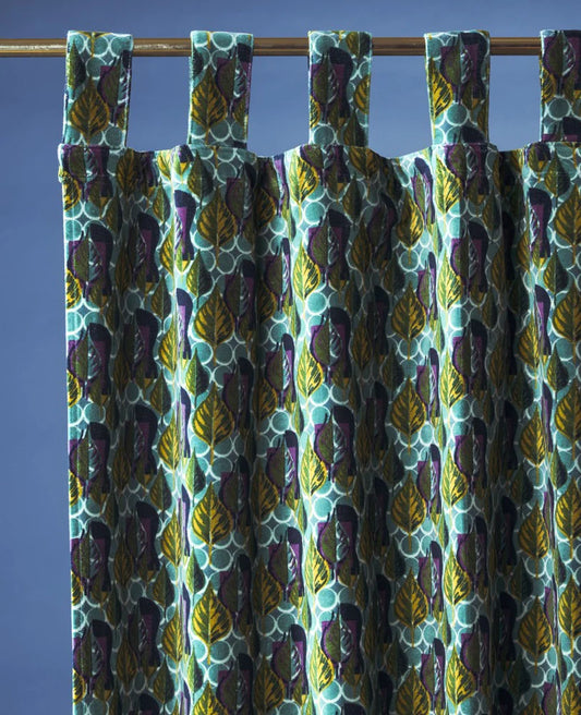 Samtvorhang Dotty Blue von Les Touristes Paris