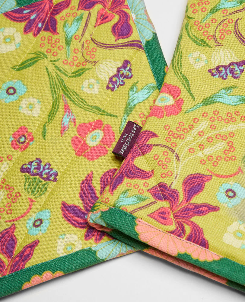 Ofenhandschuh und Topflappen-Set von Les Touristes Paris – 100% Baumwolle