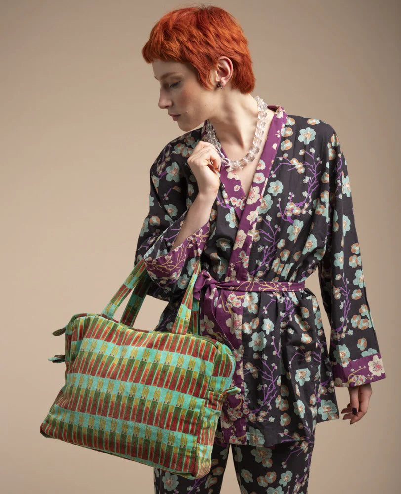 (Akten-)Tasche von Les Touristes Paris – 100% Baumwolle