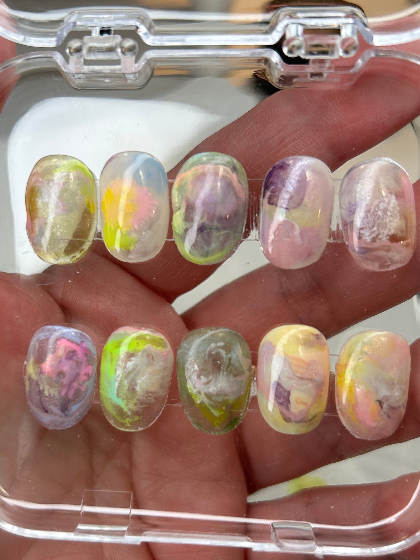 Set Press on Nails made by @managerienails