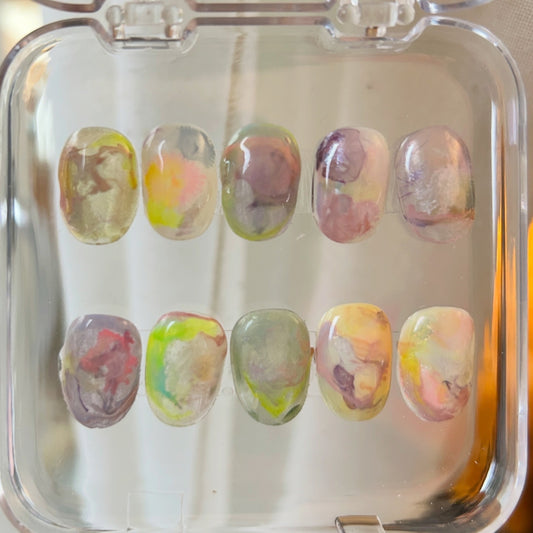 Set Press on Nails made by @managerienails