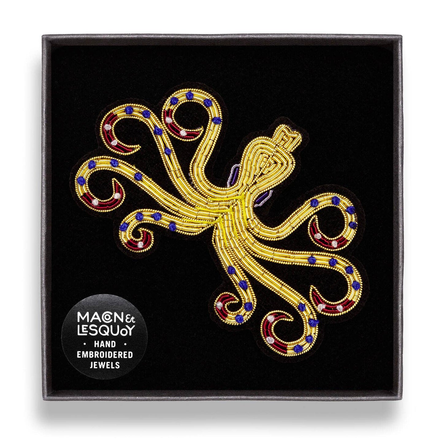 Brosche - Oktopus