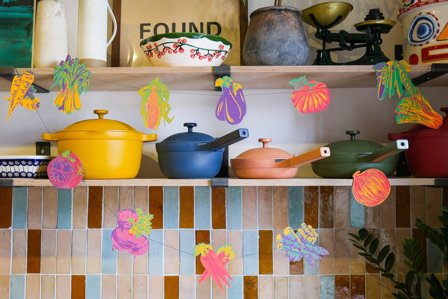 Marias Lieblingsgirlande! Gemüsegirlande genäht