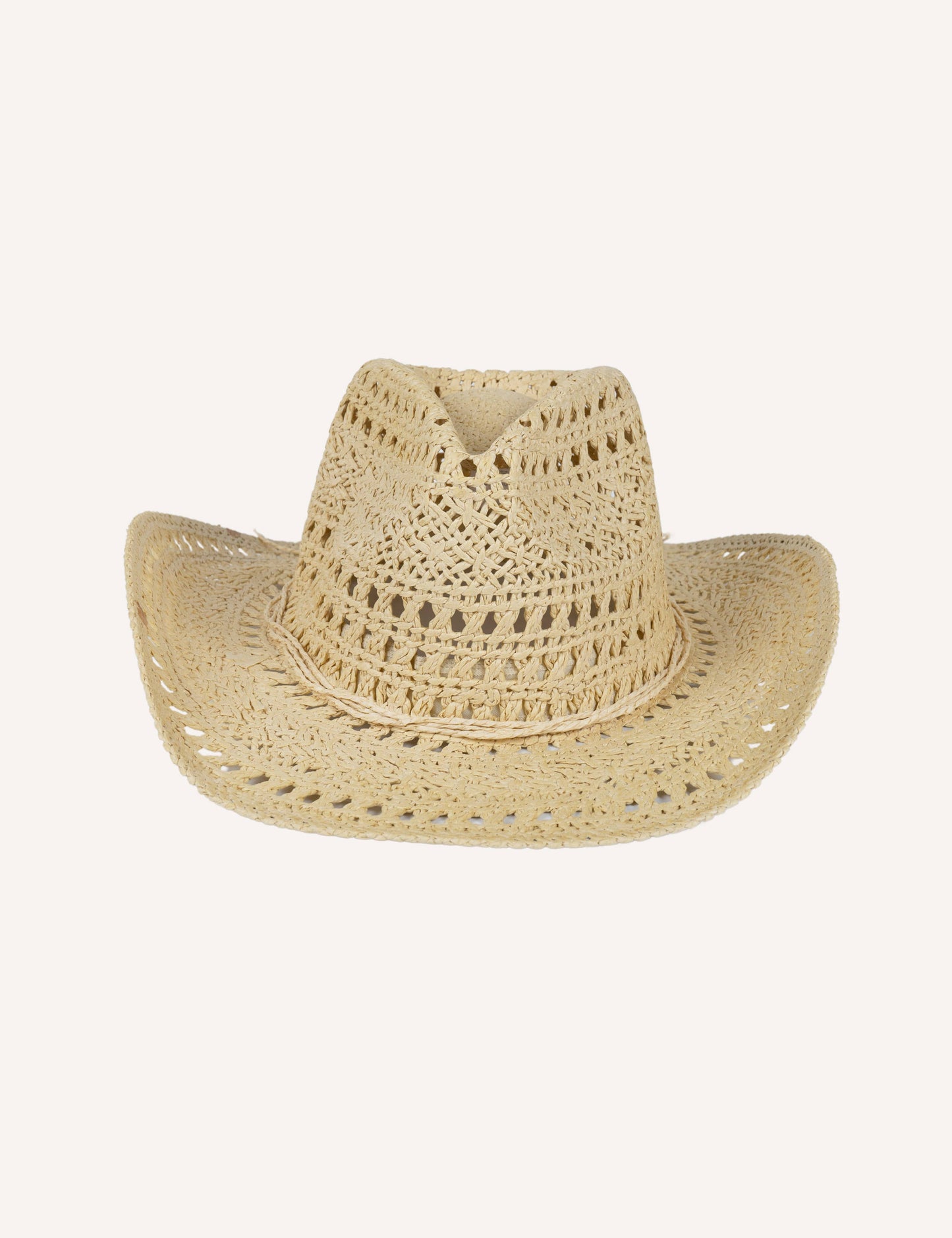 CUCOCUCA Sommerhut mit verstellbarer Größe in Beige / 100% Papier