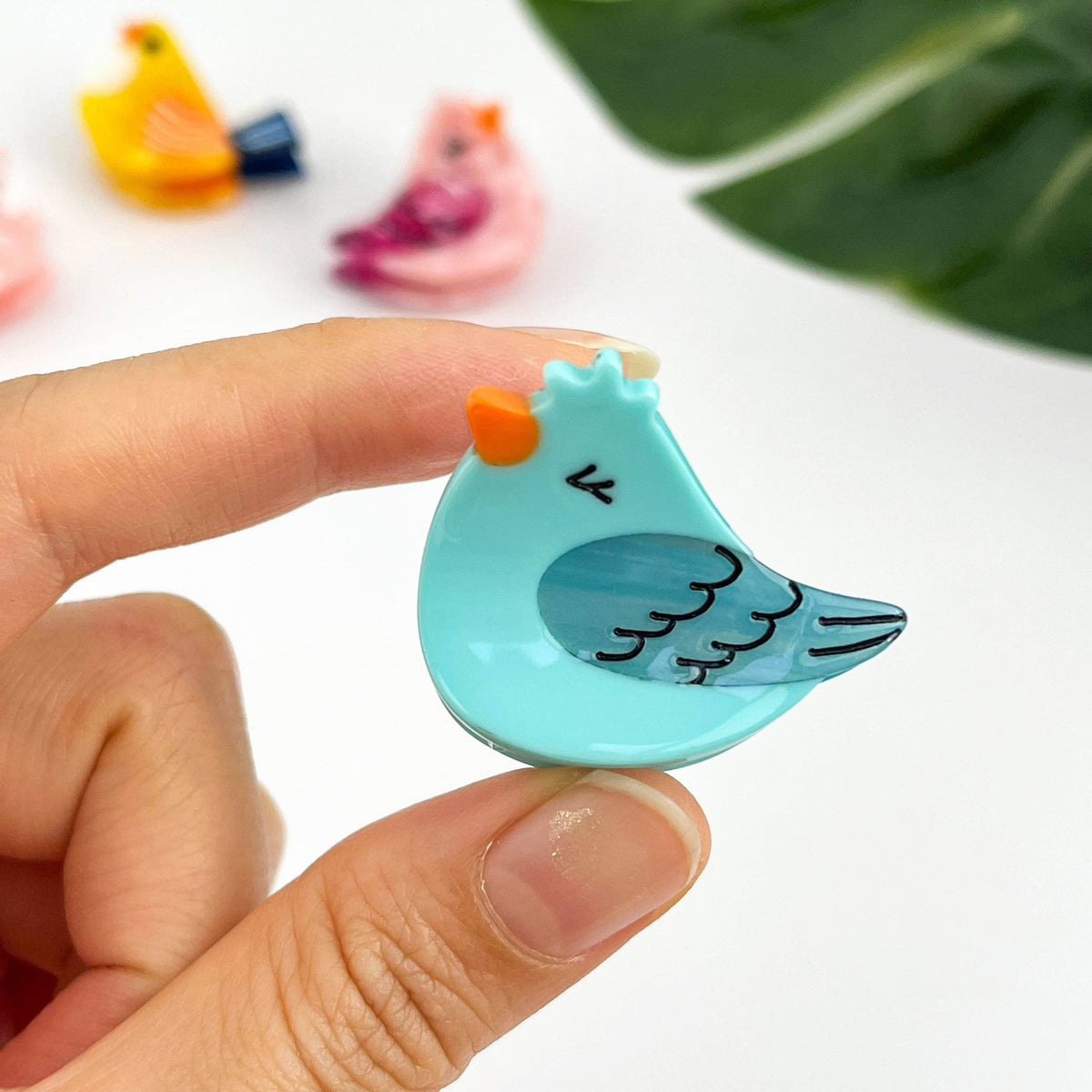 Mini Haarklammer Vogel