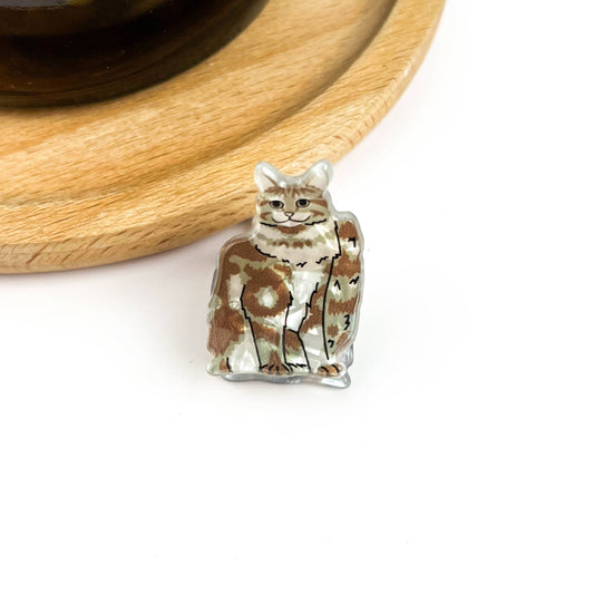 Mini Haarklammer Katze