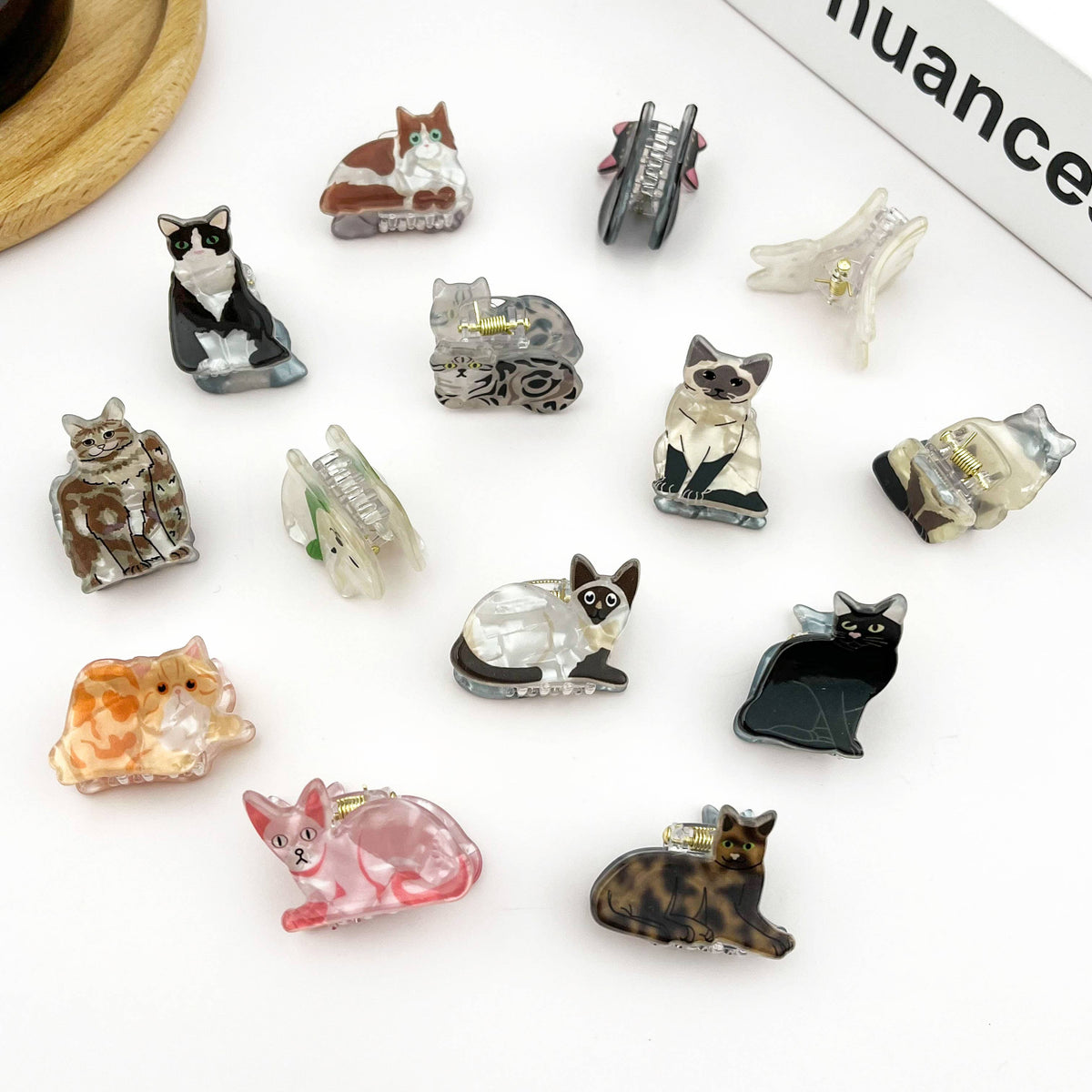 Mini Haarklammer Katze