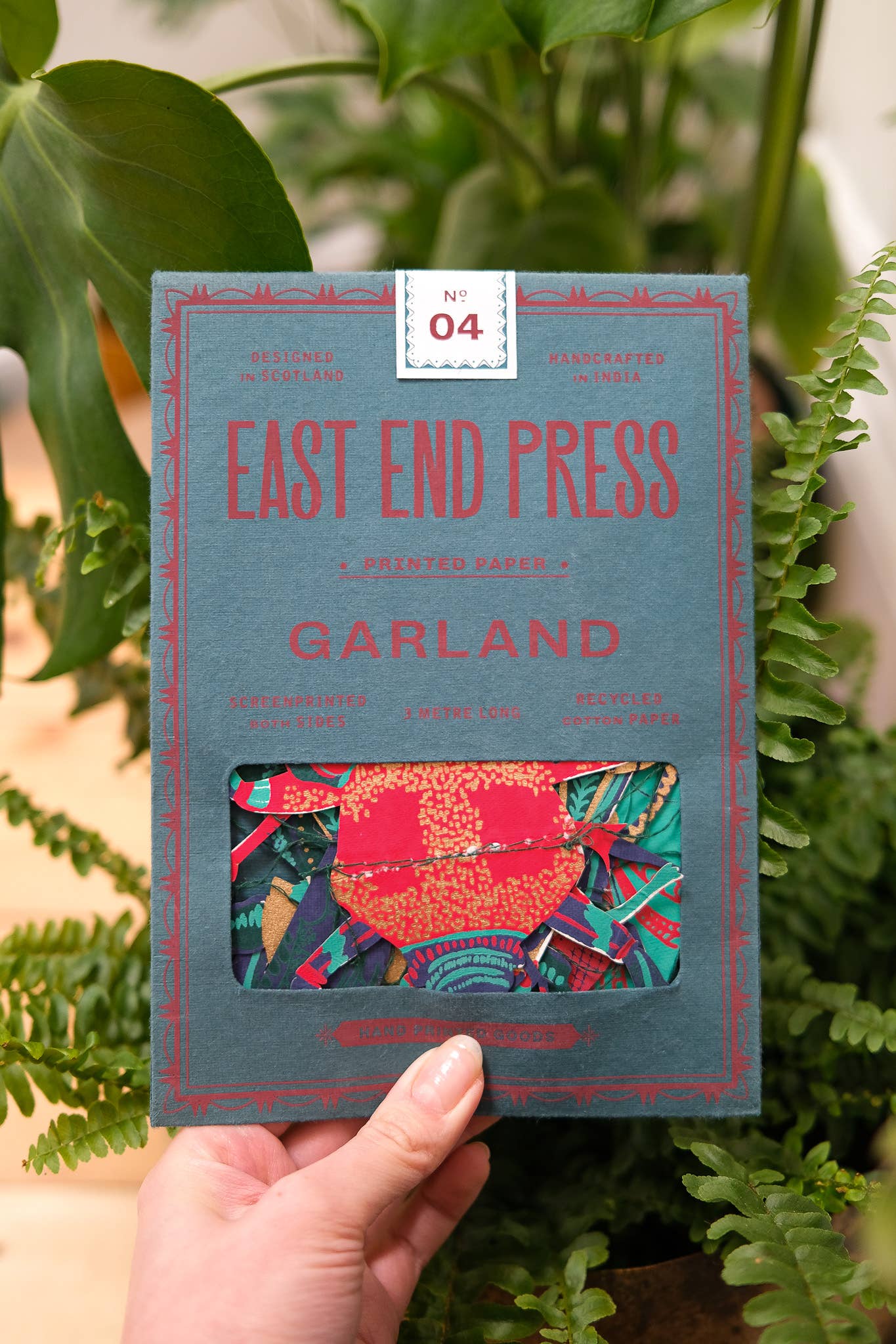 Insekten genähte Girlande