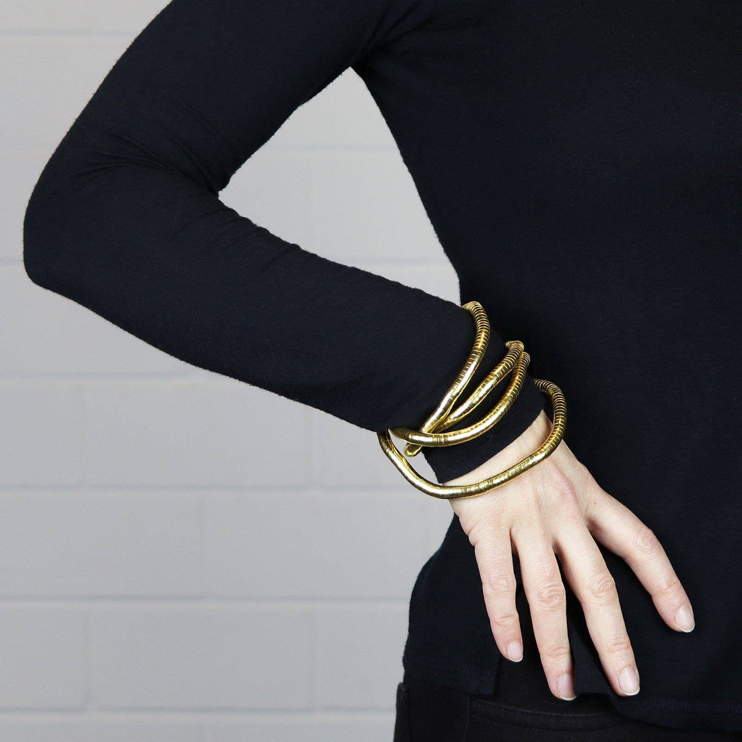 Halskette Schlangenkette gold dunkel 6mm Armband biegsam