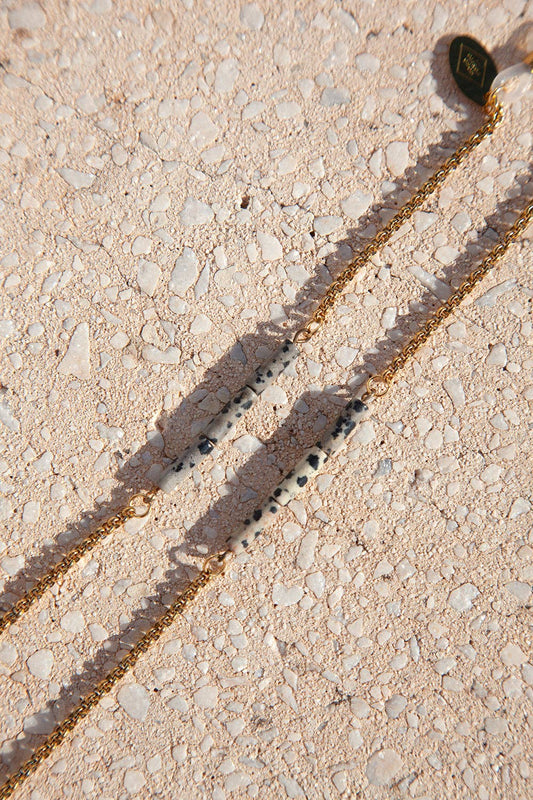 Jaspis Brillenbänder von Coco Bonito