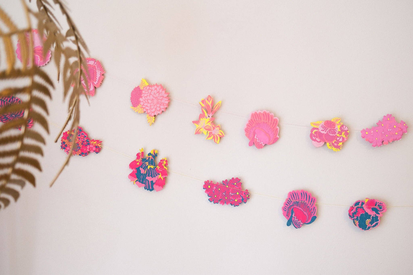 Frühlingsgarten Genähte Girlande