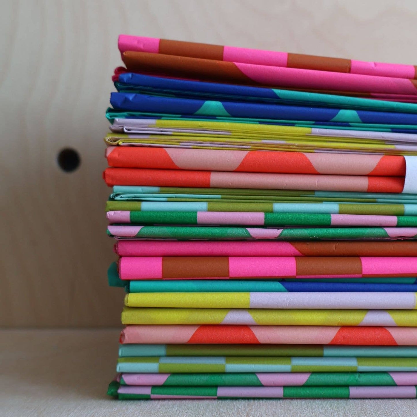 Luxuriöses Seidenpapier, Diamant/Diagonal, Kobaltblau/Jade