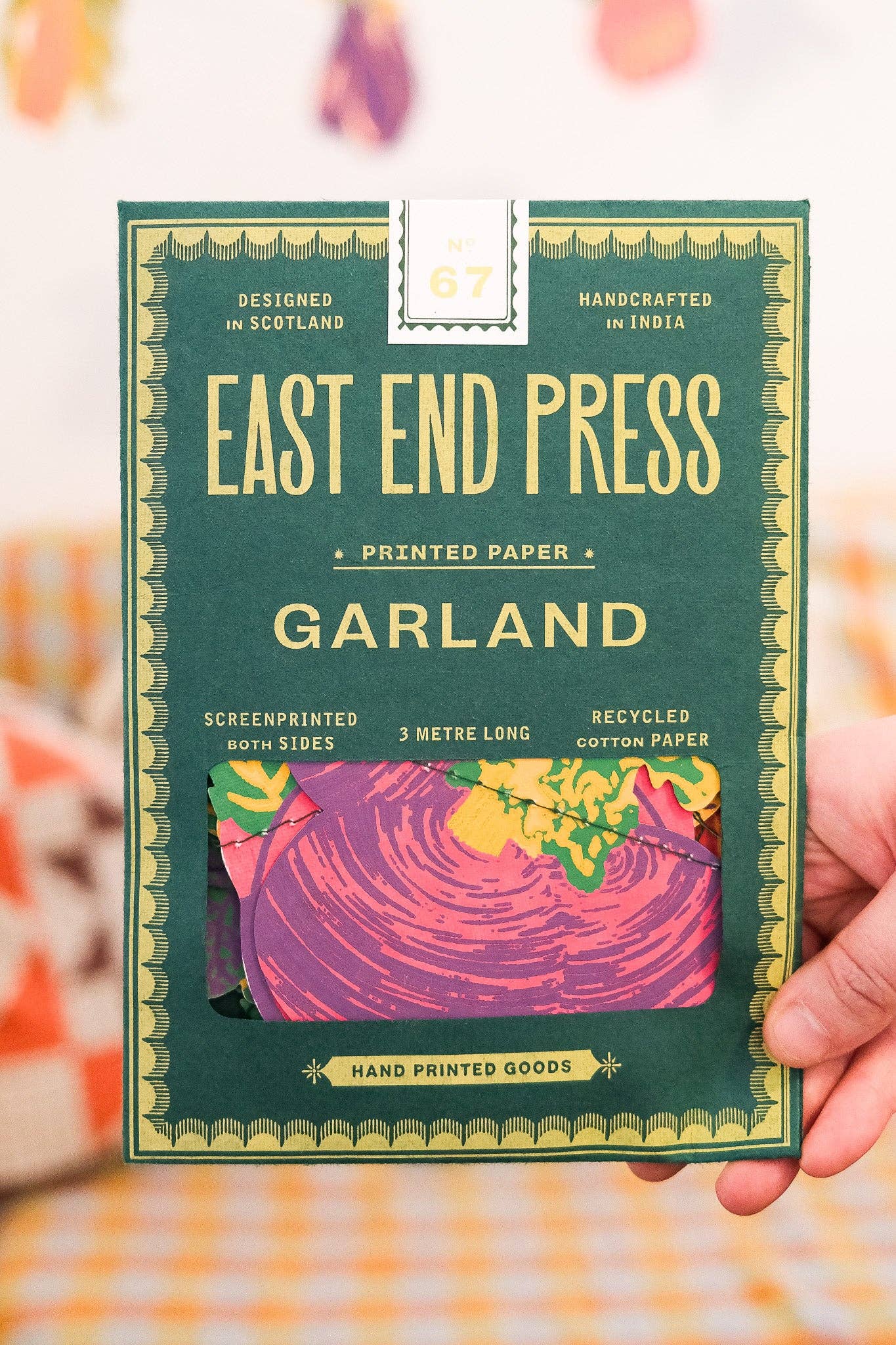 Marias Lieblingsgirlande! Gemüsegirlande genäht